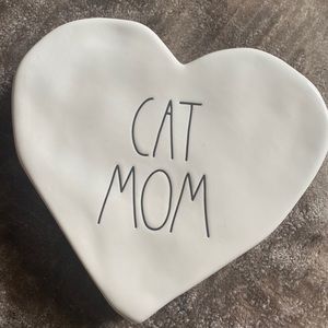 Rae Dunn Cat Mom accent decor